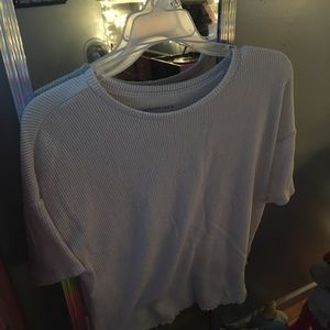 Semi-Cropped Knitted Top